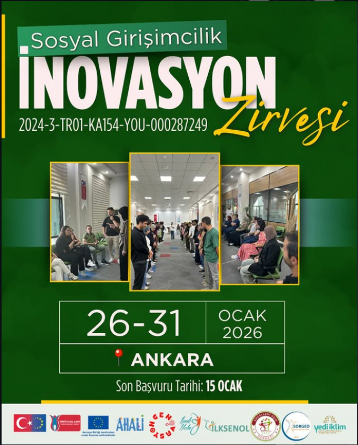 Sosyal Girişimcilik İnovasyon Zirvesi 26-31 Ocak 2026 - Ankara